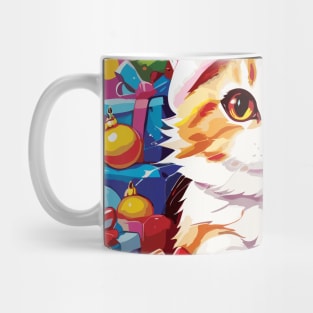 Cute Caramel Cat XMas Mug